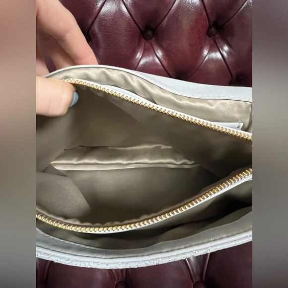 Versace Purple Micro Vanitas Flap Shoulder Bag with Chain - Picture 9 of 16